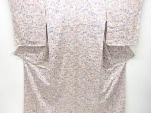 未使用品　本加賀型友禅　花瓶模様小紋着物